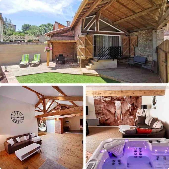 Gite Le Jardin Secret Et Gite Au Temps Suspendu Montpezat  Exterior photo